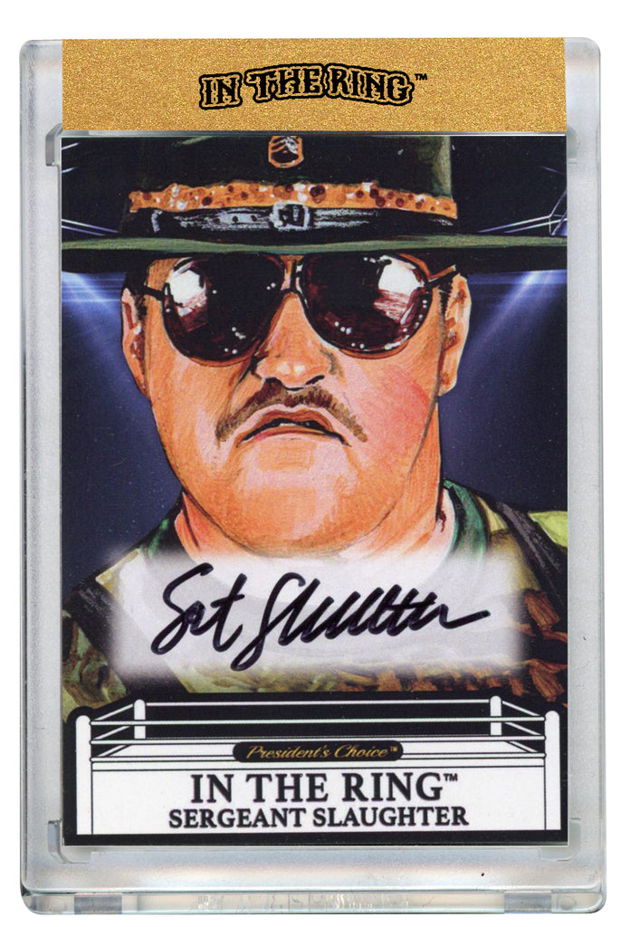 SGT SLAUGHTER - TRADING CARD